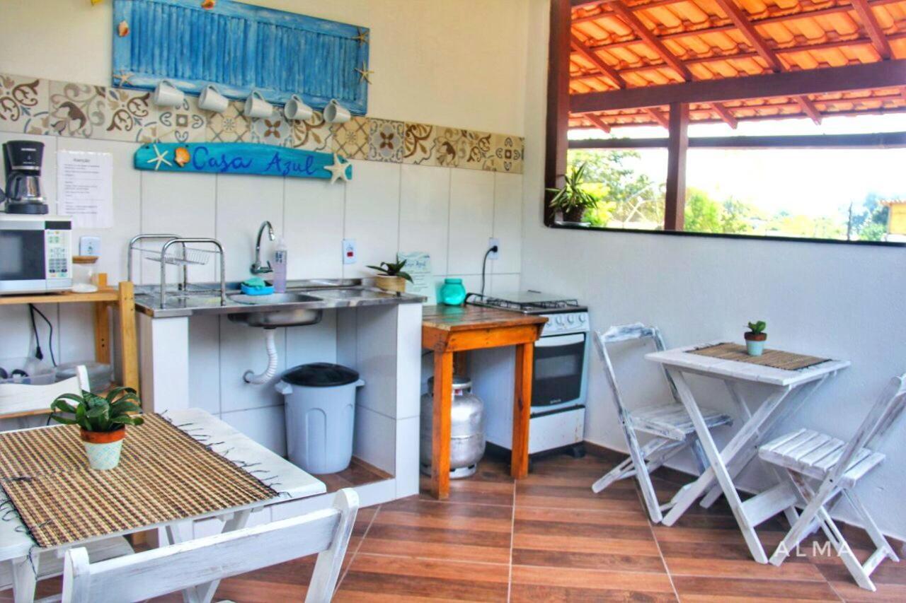 Suites Casa Azul-Vila Do Abraao- Conforto, Limpeza, Otima Localizacao Exterior foto